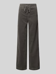 Relaxed Fit Cordhose mit Tunnelzug Modell 'Mileni' von OPUS Grau - 37