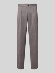 Straight Fit Stoffhose mit Baumwoll-Anteil von bugatti - 3