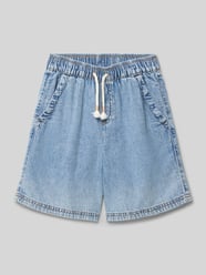 Szorty jeansowe o kroju loose fit z czystej bawełny od s.Oliver RED LABEL - 12