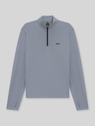 Regular Fit Sweatshirt mit Stehkragen Modell 'SW_Active QZ' von BOSS Green - 40