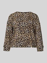 Relaxed Fit Sweatshirt aus Baumwoll-Mix von Tom Tailor Denim Beige - 31