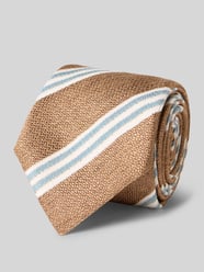 Krawatte aus Seiden-Baumwoll-Mix Modell 'Gange' von altea Beige - 44
