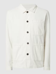 Overhemdjack van biologisch katoen, model 'Molton' van Selected Homme Wit - 40