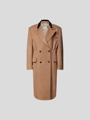 Wollmantel im Distressed-Look von Maison Margiela Braun - 11