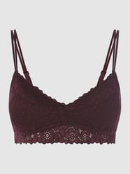 Koronkowy biustonosz typu bralette od Aerie Fioletowy - 20