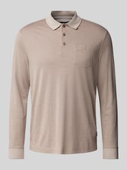 Poloshirt mit Brusttasche von bugatti Beige - 21