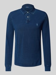 Poloshirt mit Label-Stitching von Polo Ralph Lauren Blau - 41