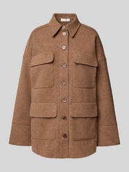 Jacke mit Hemdblusenkragen und Pattentaschen von Christian Berg Woman - 3