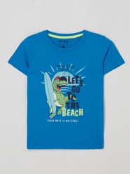 T-shirt z nadrukiem od Blue Seven Niebieski - 46