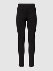 Hose mit elastischem Bund Modell 'Uni' von Montego Schwarz - 6