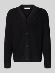 Regular fit gebreid jack van puur katoen, model 'DERECK' van SELECTED HOMME - 16