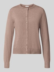 Regular Fit Strickjacke aus Viskose-Mix von s.Oliver RED LABEL Beige - 19