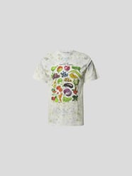 X Souvenir T-Shirt mit Motiv-Print -Exklsuiv von Viron Blau / Türkis - 38