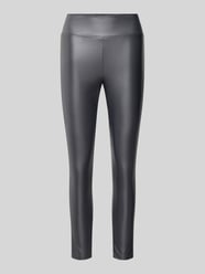 Legging met elastische band, model 'Pam' van Soyaconcept Grijs / zwart - 18