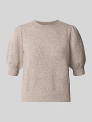 Regular Fit Pullover mit Puffärmeln von VERO MODA Beige - 7