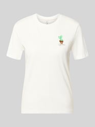 Slim Fit T-Shirt aus reiner Baumwolle Modell 'KITA' von ONLY - 44