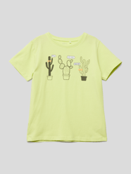T-Shirt mit Motiv-Print von Name It Gelb - 32