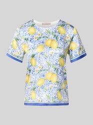 Blusenshirt aus Satin im Allover-Look von Christian Berg Woman Selection - 35