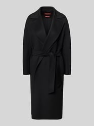 Płaszcz wełniany o kroju relaxed fit z domieszką jedwabiu i kaszmiru model „MSTCLES” od Max Mara Studio - 10