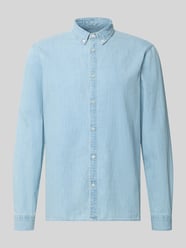 Regular Fit Freizeithemd in Denim-Optik von REVIEW - 43