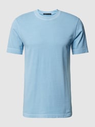 T-shirt met ronde hals, model 'RAPHAEL' van Drykorn Blauw - 8
