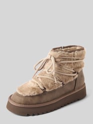 Boots in Webfell-Optik von Tamaris Beige - 18