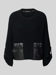 Wollen pullover met vaste mouwomslagen van Marc Cain - 14