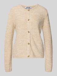 Gebreid jack met structuurmotief van More & More Beige - 4