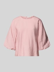 Regular Fit Bluse aus Viskose-Mix mit 3/4-Arm von Christian Berg Woman Pink - 42