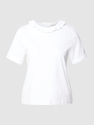 T-Shirt mit Spitzenbesatz von Rich & Royal Weiß - 12