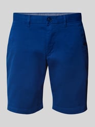 Bermudas in unifarbenem Design Modell 'BROOKLYN' von Tommy Hilfiger Blau - 25