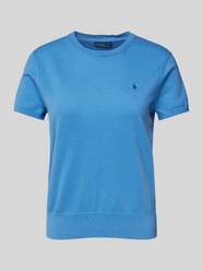 Bluzka z dzianiny z wyhaftowanym logo od Polo Ralph Lauren - 32