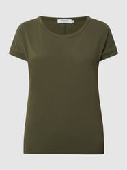 Bluzka z mieszanki modalu model ‘Fenya’ od MOSS COPENHAGEN Zielony - 37
