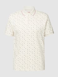 Poloshirt mit Allover-Muster Modell 'allover printed' von Tom Tailor Beige - 23