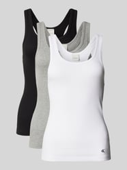 Tanktop mit Logo-Stitching im 3er-Pack von Calvin Klein Underwear - 38