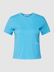 T-Shirt mit Label-Print von Calvin Klein Jeans Blau - 31