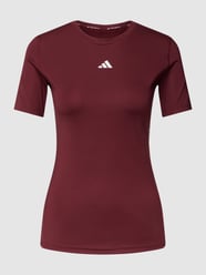 T-shirt met labelprint van Adidas Training Rood - 21