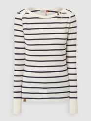 Longsleeve mit Streifenmuster Modell 'AGATTKA MARINA' von Ragwear Weiß - 46