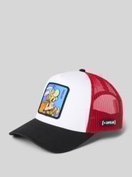 Basecap mit Motiv-Stitching von Capslab Bordeaux - 1