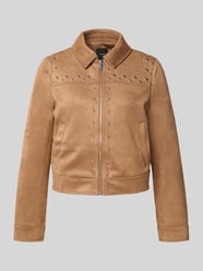 Jacke in Leder-Optik mit Nietenbesatz von Zero - 45