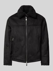 Jacke mit Zweiwege-Reißverschluss Modell 'Pilot' von ARMANI EXCHANGE Schwarz - 6