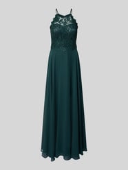 Abendkleid mit Spitze und Cut Out im Rücken von V.M. - 20