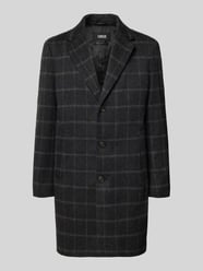 Regular Fit Mantel aus Woll-Mix mit Karomuster von CINQUE - 4