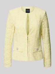 Slim fit blazer van kant met haakjessluiting van Marc Cain - 19