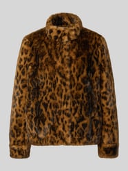 Kurtka z imitacji futra z wpuszczanymi kieszeniami model ‘LUNA’ od Guess - 25