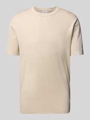 T-shirt o kroju relaxed fit z okrągłym dekoltem od Lindbergh - 15