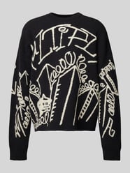 Gebreide pullover met statementprints van Multiply Apparel - 12