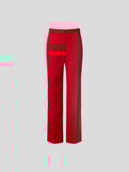 Bundfaltenhose  von Victoria Beckham Rot - 30