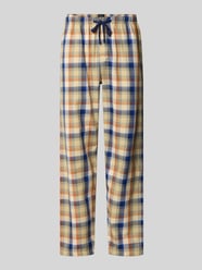 Pyjama-Hose im Allover-Look mit elastischem Bund von SCHIESSER Beige - 1