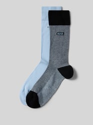 Kousen van katoenmix, per 2 paar van BOSS - 45
